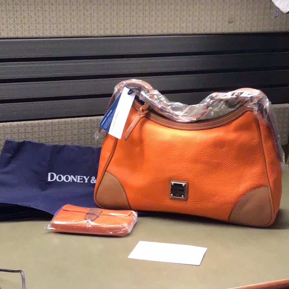 Donney & Bourke Harrison Hob Bag Orange Brand New Never Used